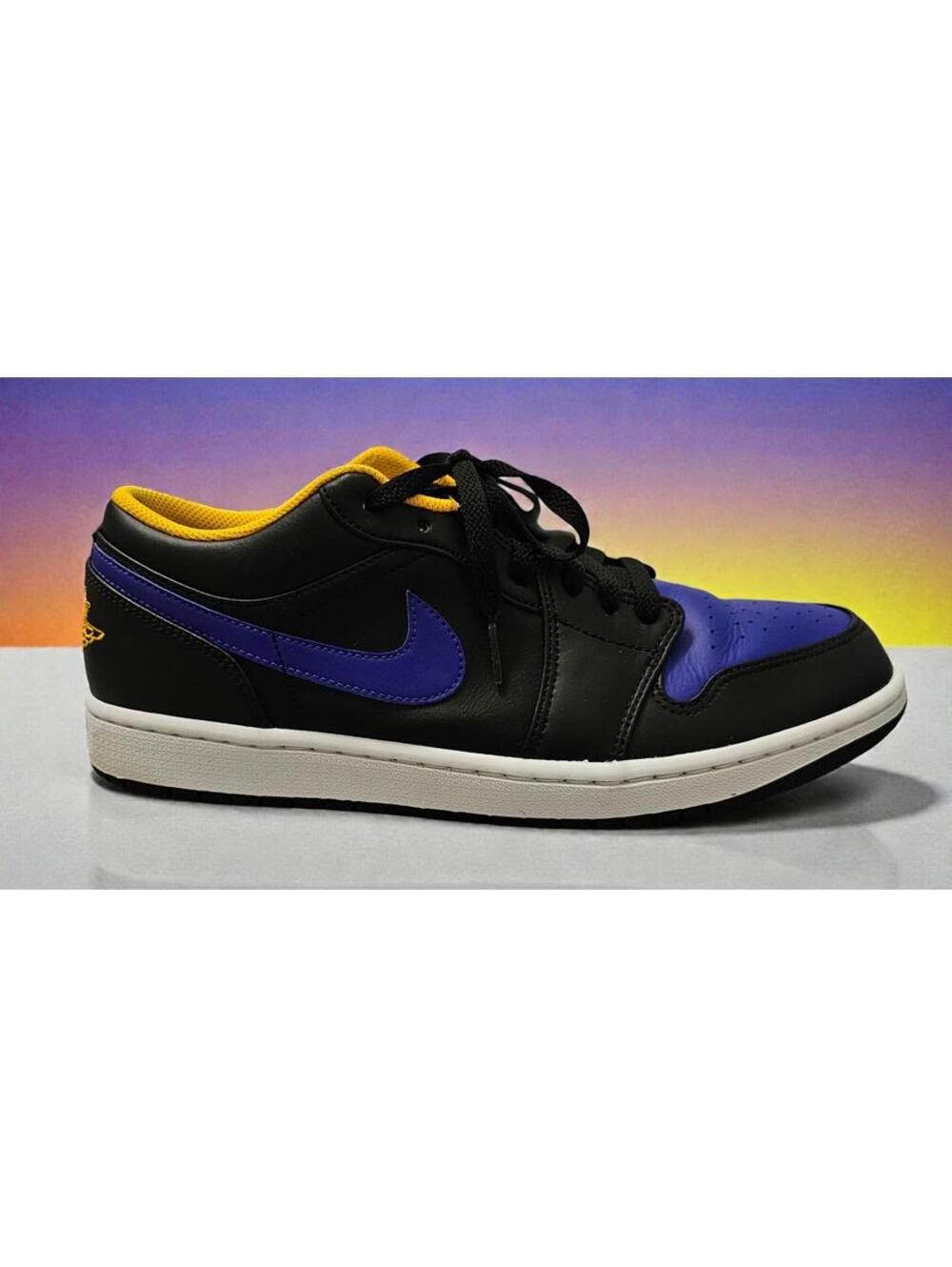 Nike Air Jordan 1 Low Lakers Dark Concord Taxi 11.5 553558-075 No Box